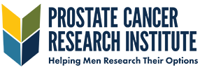 Prostate Cancer Research Institute: helping men research their options logo